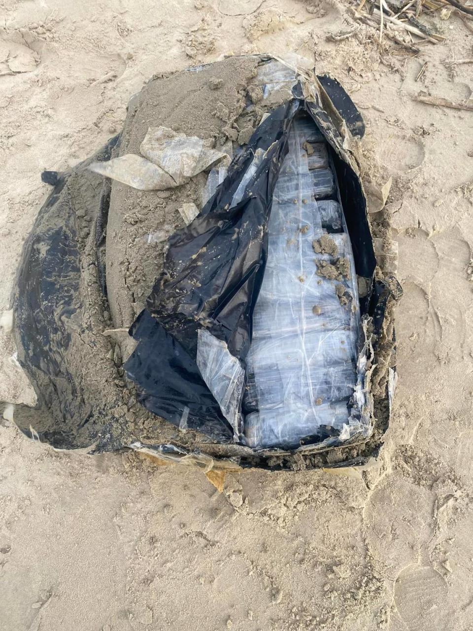 A “suspicious package” was found on a beach, Texas cops said.