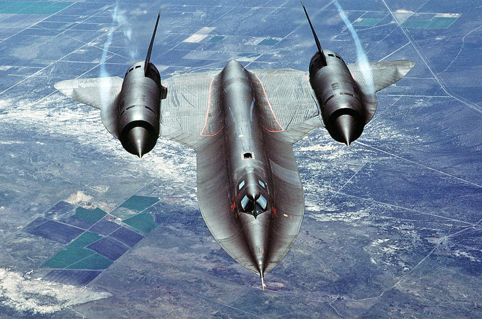 <p>Produced in huge secrecy, the Lockheed SR-71 Blackbird was a technological marvel that seemingly arrived from space. The sleek alien looks of the SR-71 were utterly appropriate for a machine many years ahead of its time. The Blackbird was penned by the great aircraft designer Kelly Johnson, in Lockheed’s legendary Skunk Works advanced projects department.</p><p>The SR-71 could travel over <strong>33 miles every minute</strong>. Key to the Blackbird’s high speed were its unusual engines and their relationship with their inlet shock, its special fuel, the aircraft’s low drag shape and sharp wing sweep, its use of titanium, and its cooling systems.</p>