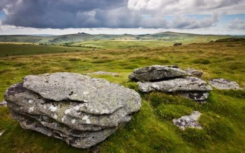 Bleak landscape of Dartmoor - Credit: Adam Burton/Getty 