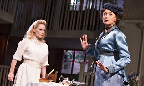 <span>Play outside a play … Christine Kavanagh and Cherie Lunghi in The Importance of Being Earnest at the Harold Pinter theatre, London. Photograph: Tristram Kenton</span><span>Photograph: Tristram Kenton</span>