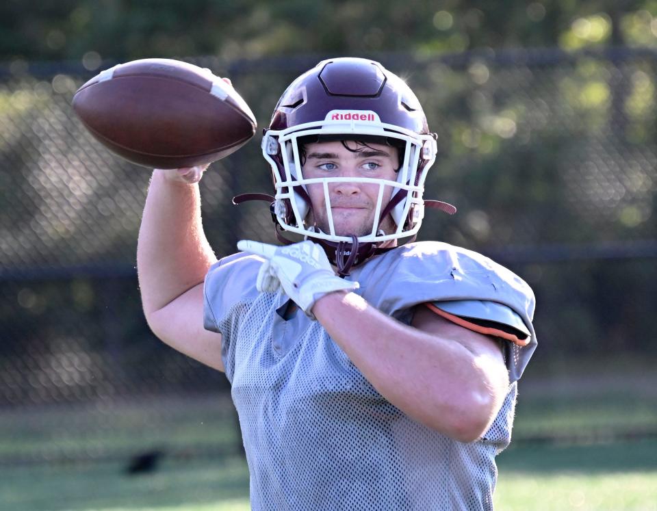 FALMOUTH  08/25/22 Falmouth quarterback Aiden North