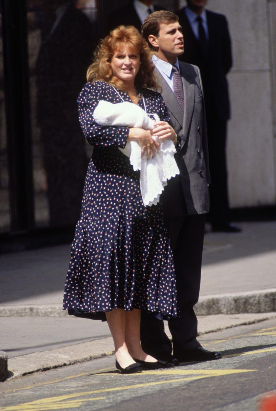 Here's Sarah Ferguson Debuting Baby Beatrice!