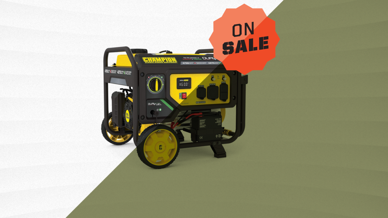 champion 4750 watt dual fuel portable generator