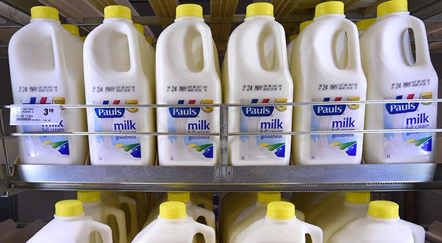 Th shelf-life of milk could be increased to six weeks. Source: AAP / Stock image