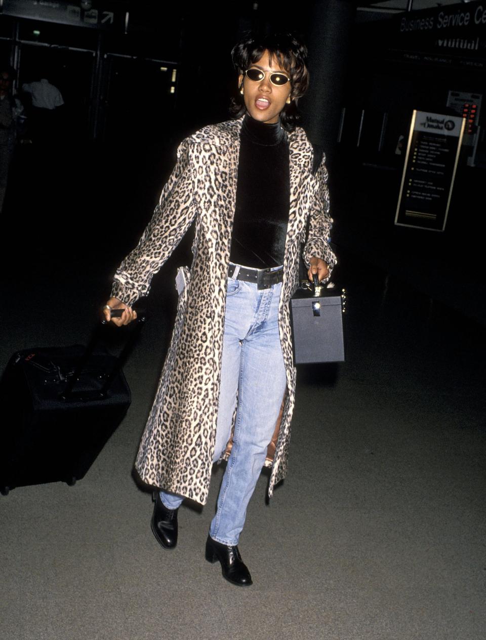 Halle Berry on December 9, 1994