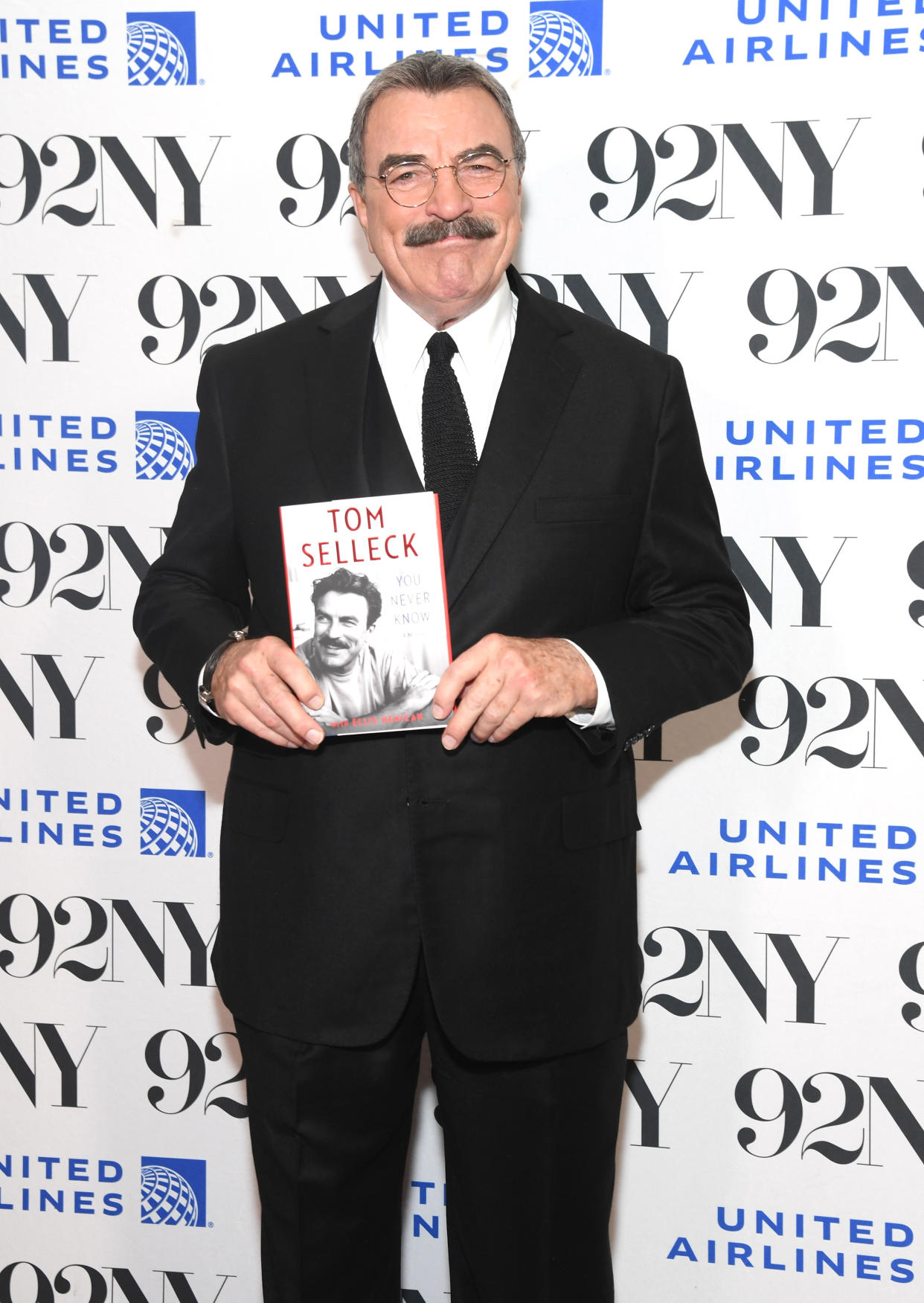 NEW YORK, NEW YORK - MAY 07: Tom Selleck attends a discussion for the book, 