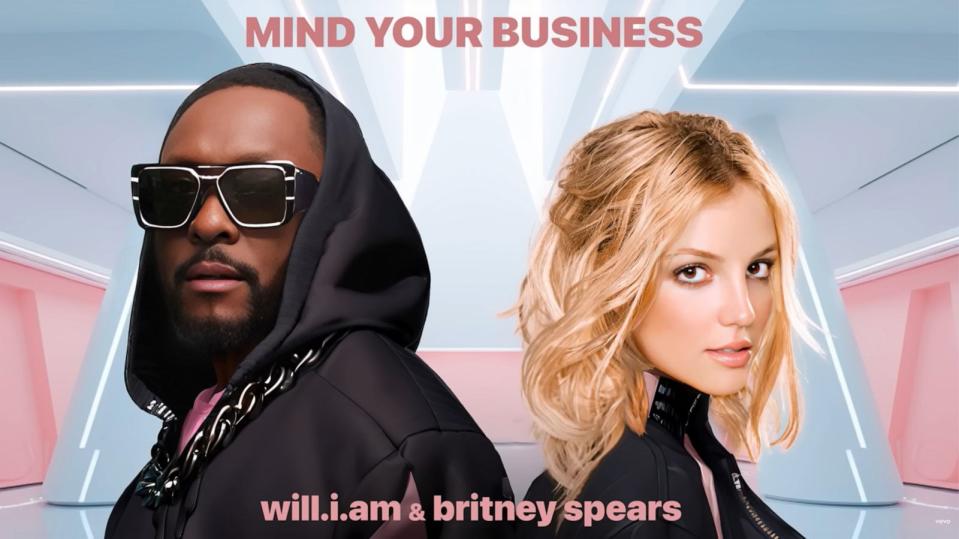 PHOTO: Artist will.i.am has released a new single 'MIND YOUR BUSINESS' featuring Britney Spears. (will i am/YouTube)