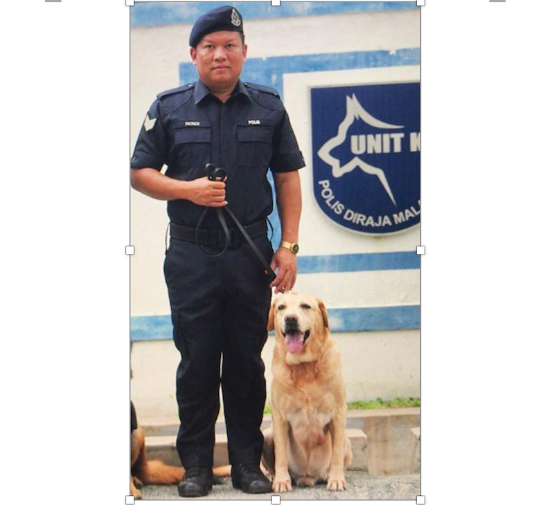 Sergeant Patrick Sandai and Tho were inseparable during their operations such as in night clubs and airports. — Picture courtesy of Patrick Sandai