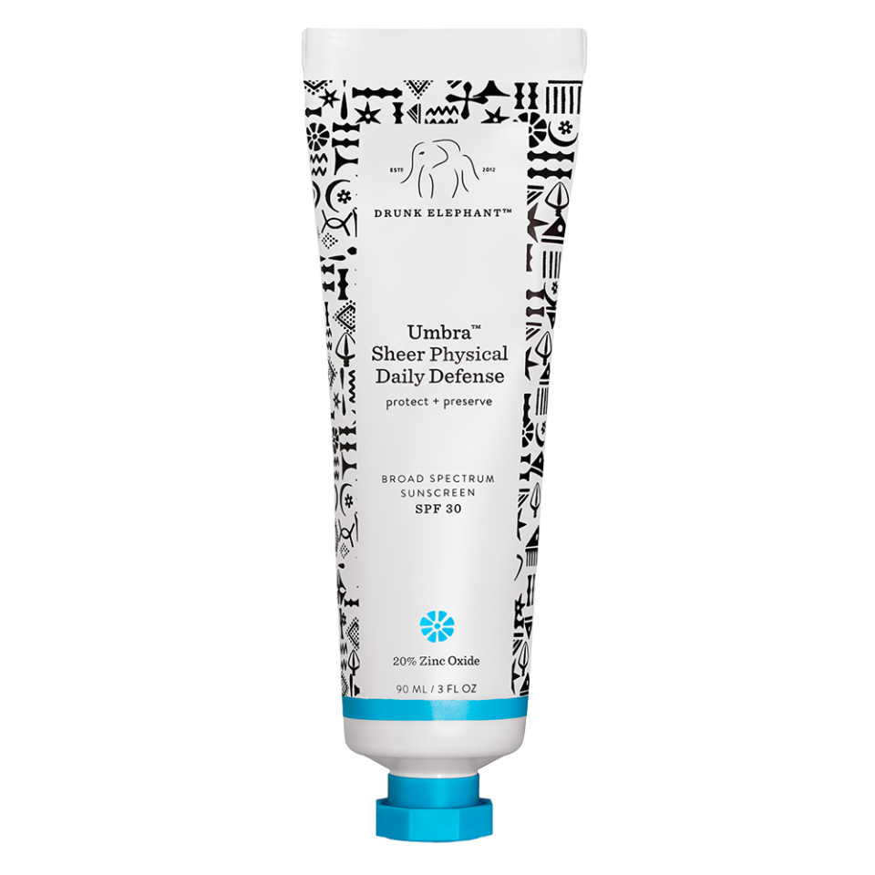 Best Natural Sunblock: Drunk Elephant Umbra Sheer Physical Daily Defense SPF 30