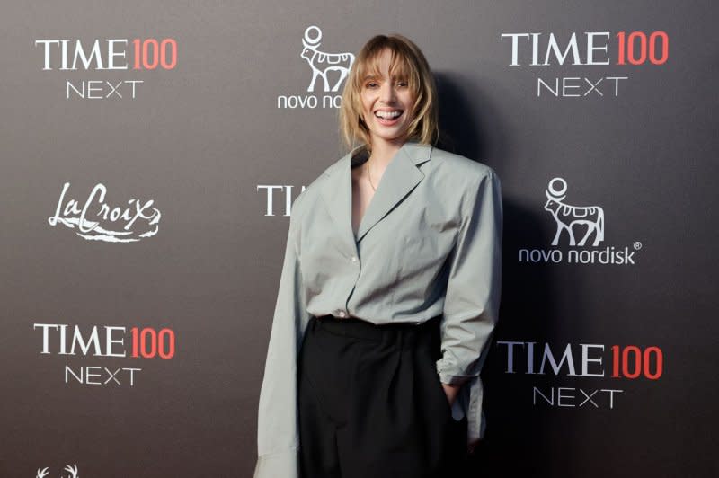 Maya Hawke voices new emotion Anxiety in "Inside Out 2." File Photo by Jason Szenes/UPI