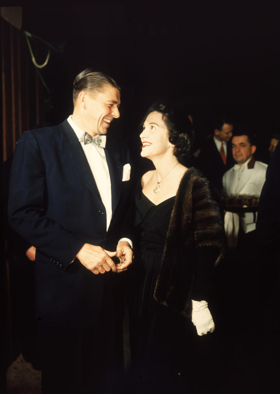 Ronald and Nancy Reagan, 1955
