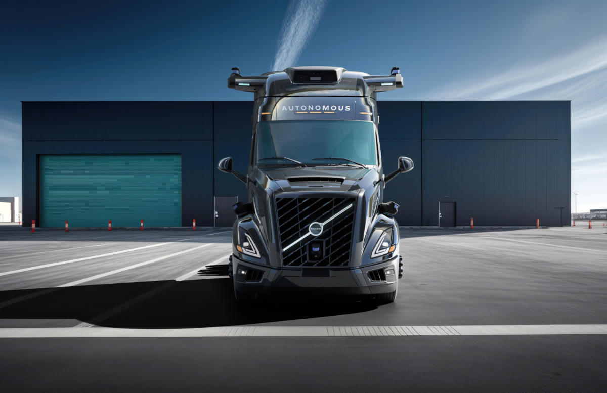 Volvo and Aurora introduce their first self-driving truck – Engadget