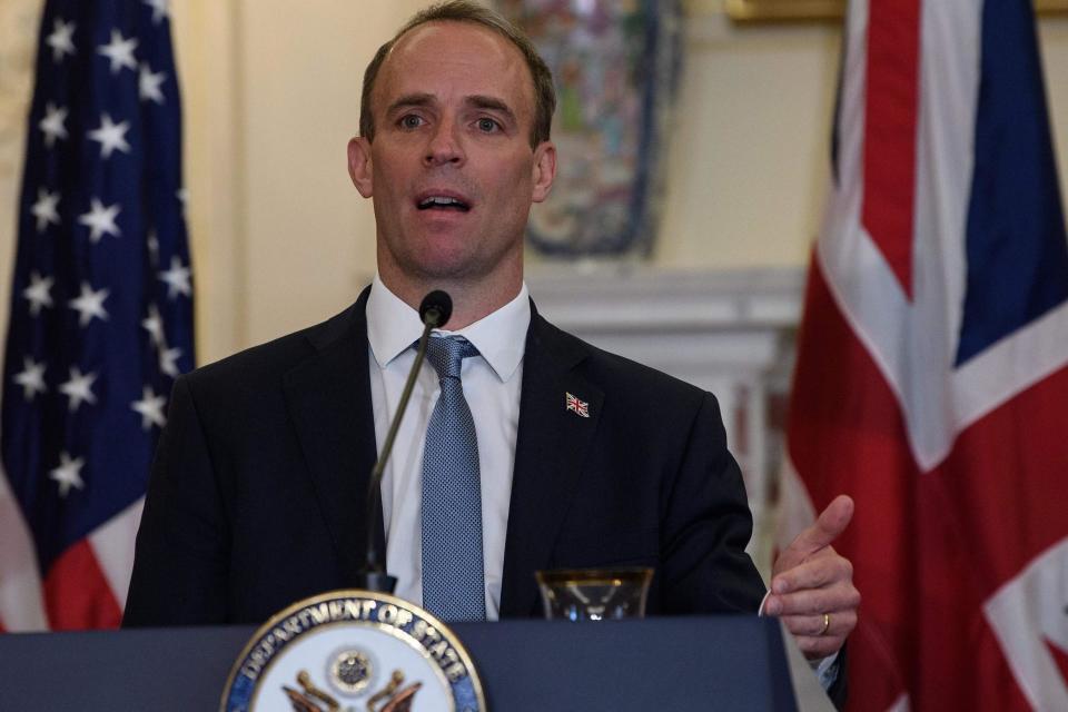 Foreign Secretary Dominic Raab is among ministers reported to support the move (POOL/AFP via Getty Images)