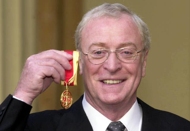 Michael Caine investiture