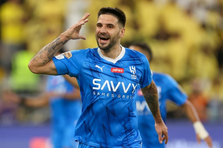 <a class="link " href="https://sports.yahoo.com/soccer/players/381112/" data-i13n="sec:content-canvas;subsec:anchor_text;elm:context_link" data-ylk="slk:Aleksandar Mitrovic;sec:content-canvas;subsec:anchor_text;elm:context_link;itc:0">Aleksandar Mitrovic</a> has scored 40 goals in 43 games since joining Saudi side Al Hilal (-)