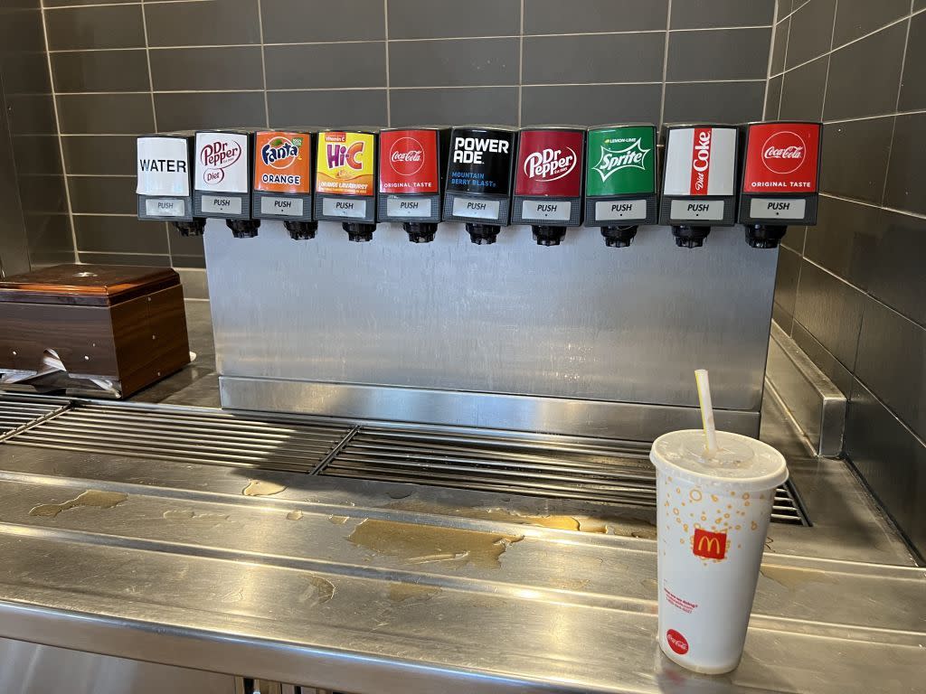 mcdonalds soda fountain