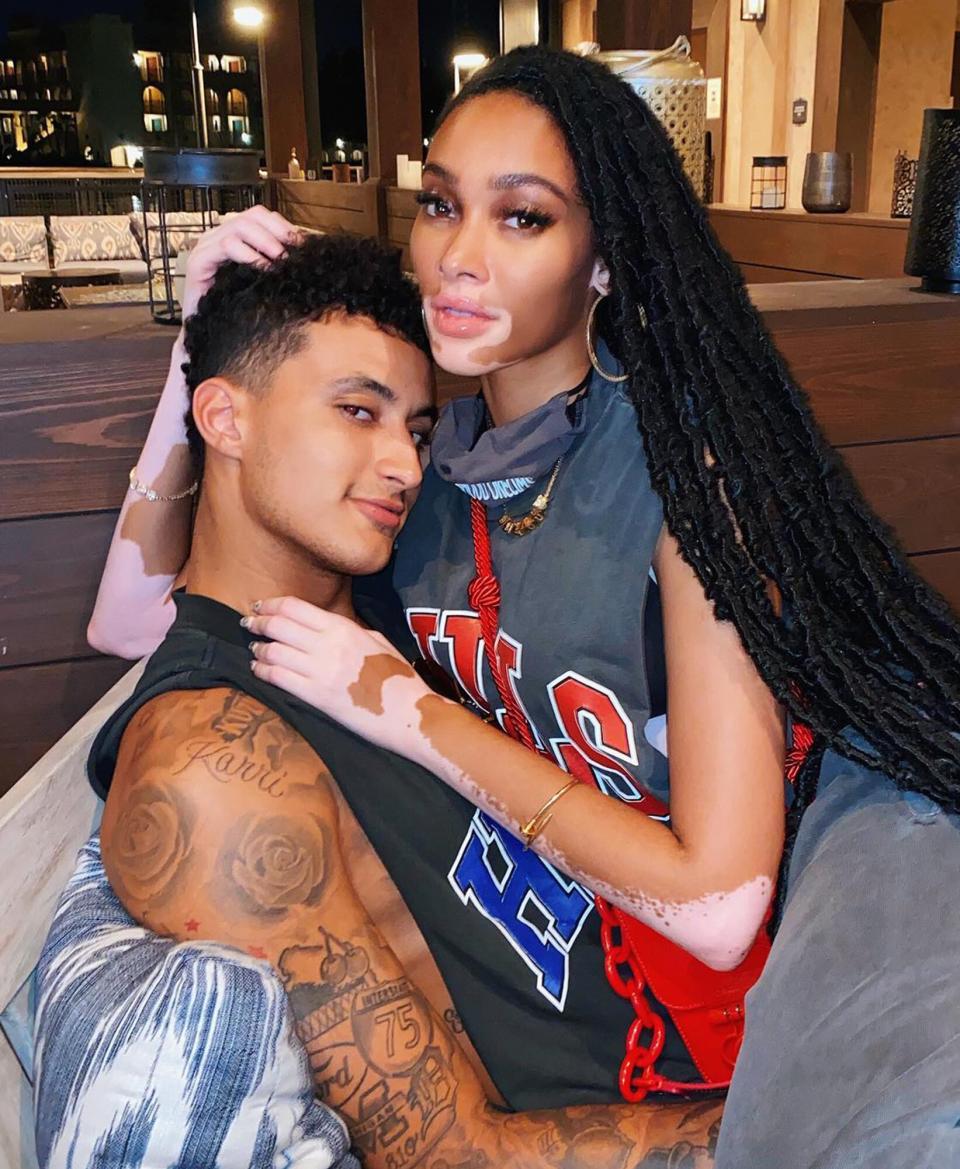 Winnie Harlow and Kyle Kuzma