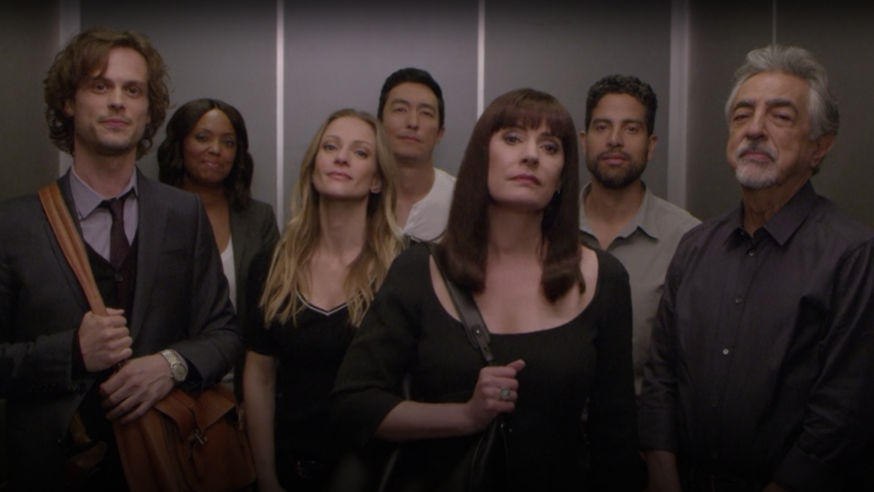  Criminal minds series finale cast screenshot. 