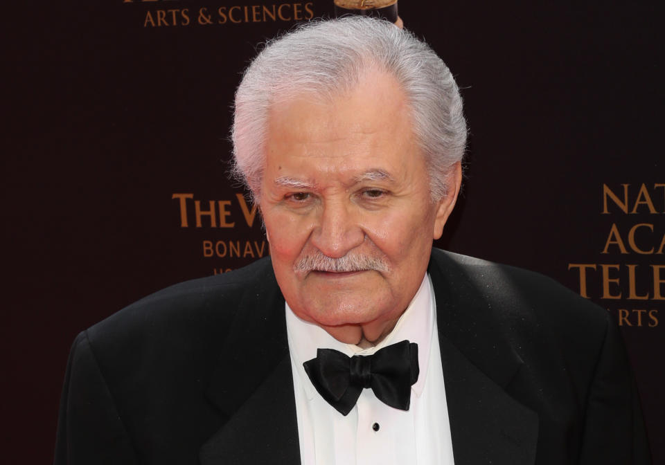 LOS ANGELES, CA - MAY 01:  Actor John Aniston attends the 2016 Daytime Emmy Awards at The Westin Bonaventure Hotel on May 1, 2016 in Los Angeles, California.  (Photo by Paul Archuleta/FilmMagic)