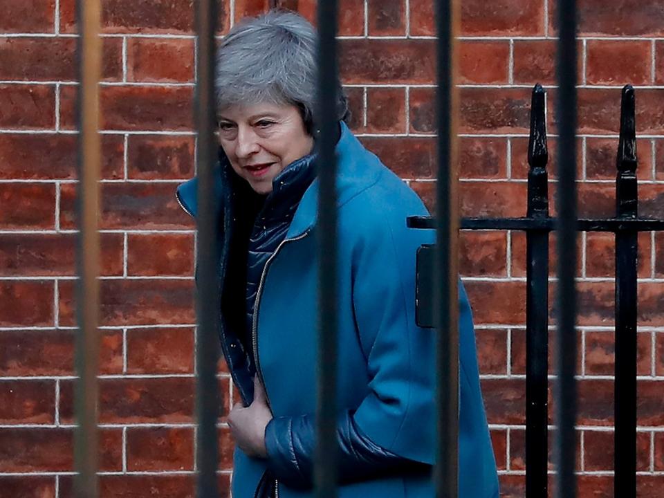 EU dismay at May's humiliating defeat as Tory row descends into open warfare