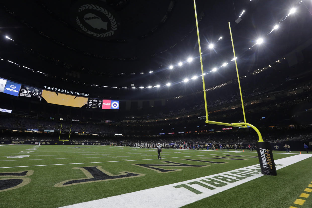 A view of the Caesar's Superdome