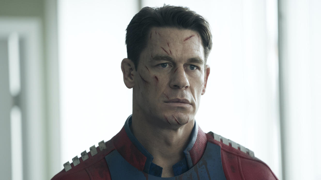  John Cena as Christopher Smith in HBO Max's Peacemaker. 