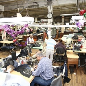 Inside the Martin Greenfield Clothiers facility in 2013.