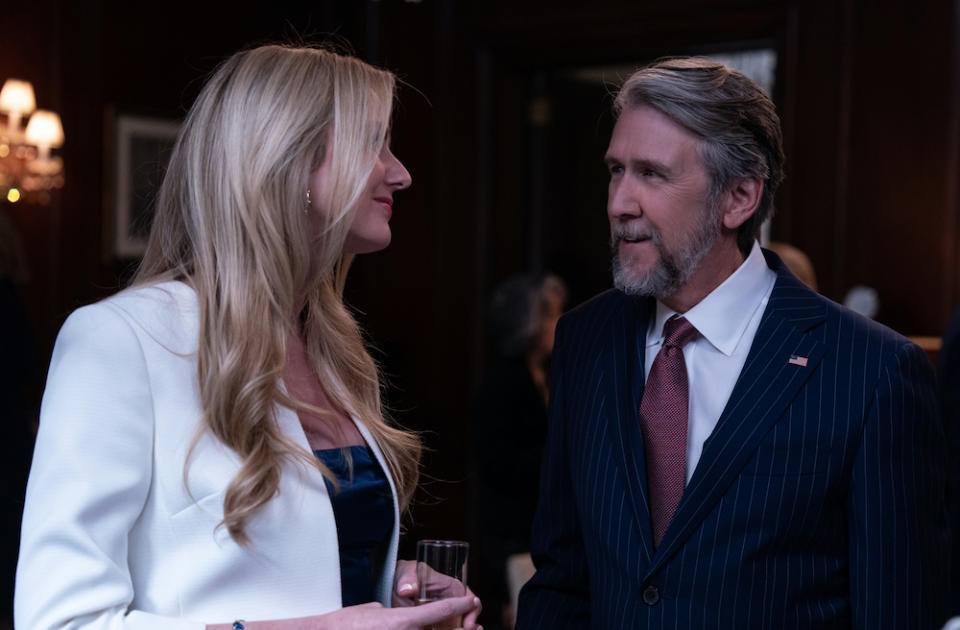 Justine Lupe and Alan Ruck in “Succession” - Credit: Courtesy of Macall B. Polay / HBO