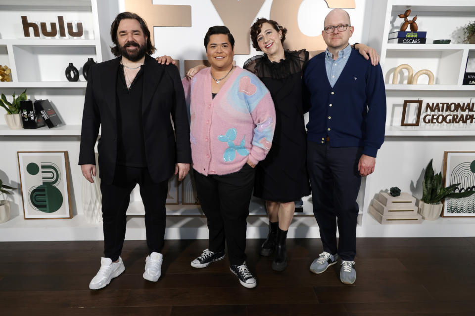 Matt Berry, Harvey Guillen, Kristen Schaal and Mark Proksch attend the FX's "What We Do In The Shadows" FYC