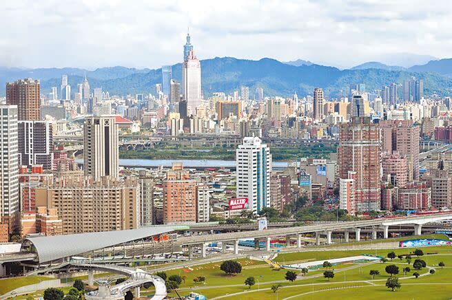 圖為大台北地區房地產。（本報資料照片）