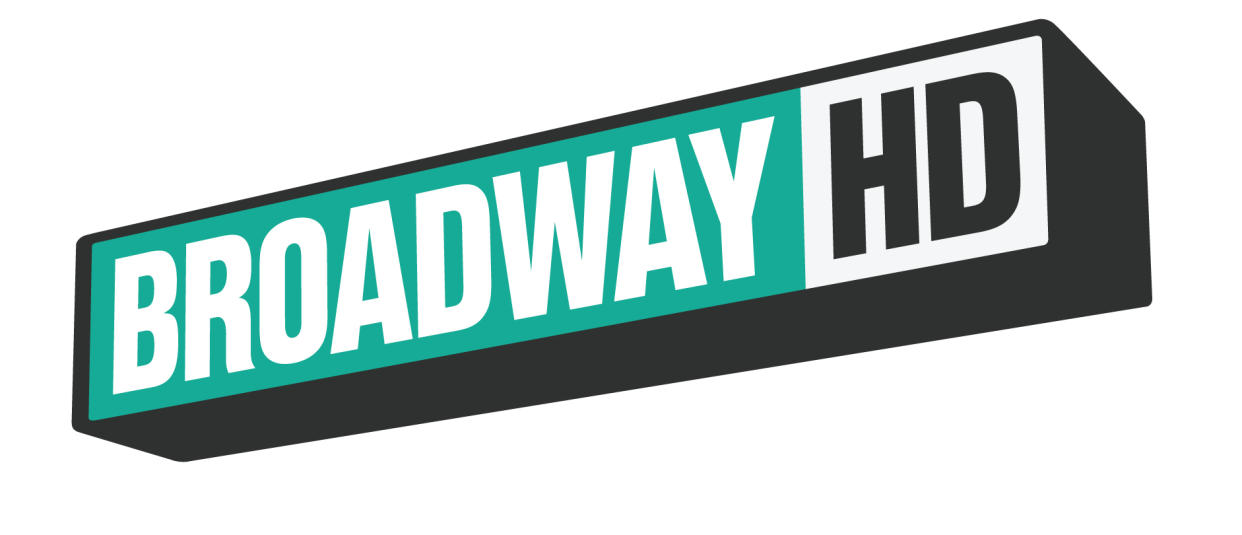 This image shows the logo for the streaming service Broadway HD. (Broadway HD via AP)