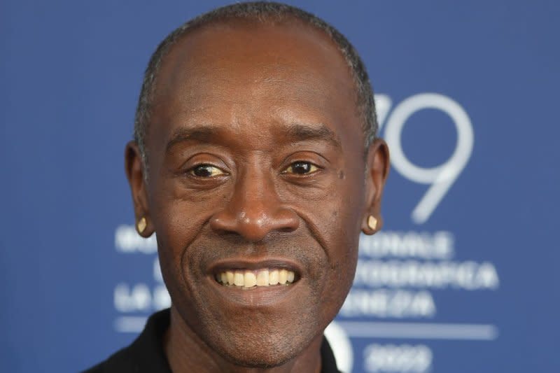 Don Cheadle attends the Venice Film Festival photocall for "White Noise" in 2022. File Photo by Rune Hellestad/UPI