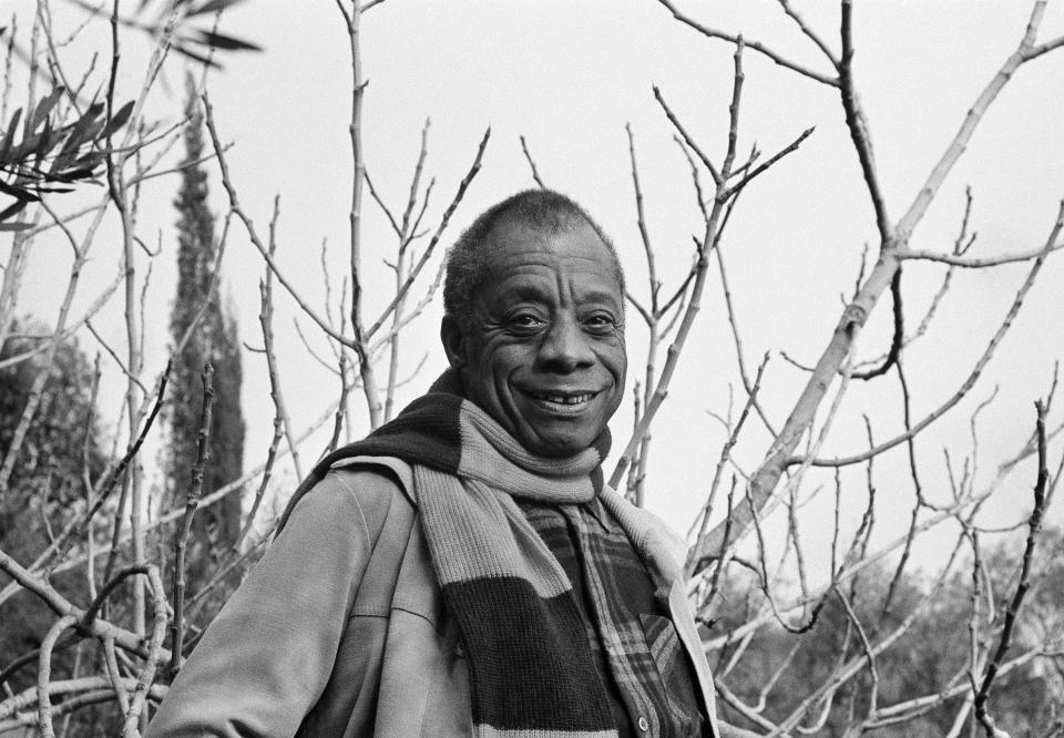 Writer James Baldwin is photographed at his Saint Paul De Vence house on the French Riviera, March 15, 1983. (Photo: AP)