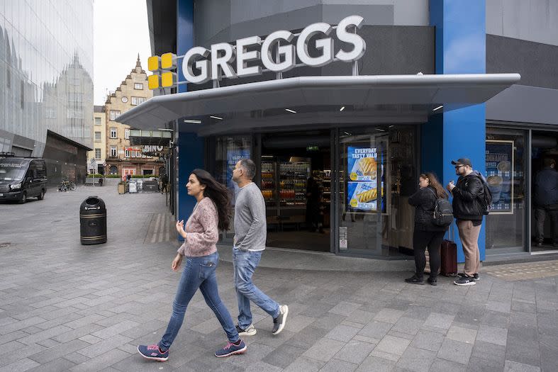 greggs leicester square in london