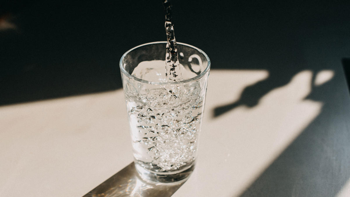 A glass of water can go off over night and here's why