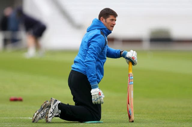 Martyn Moxon during a training session 