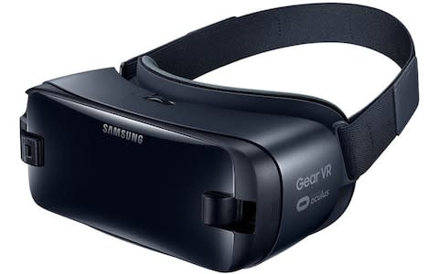 Samsung Gear VR headset with controller - Credit: Samsung