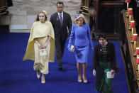 <p>LONDON, ENGLAND – MAY 06: First Lady of the United States, Dr Jill Biden, and her granddaughter Finnegan Biden ahead of the Coronation of King Charles III and Queen Camilla on May 6, 2023 in London, England. The Coronation of Charles III and his wife, Camilla, as King and Queen of the United Kingdom of Great Britain and Northern Ireland, and the other Commonwealth realms takes place at Westminster Abbey today. Charles acceded to the throne on 8 September 2022, upon the death of his mother, Elizabeth II. (Photo by Andrew Matthews – WPA Pool/Getty Images)</p>