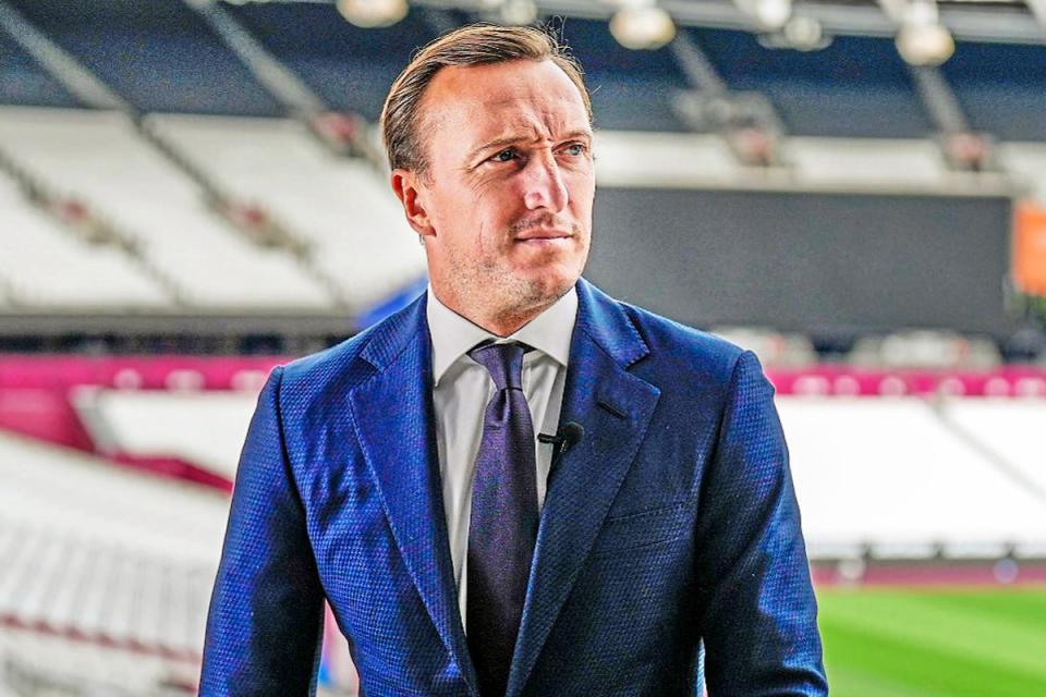 Forward thinker: Mark Noble starts his new job as West Ham’s sporting director in January (Dave Shopland/Shutterstock)