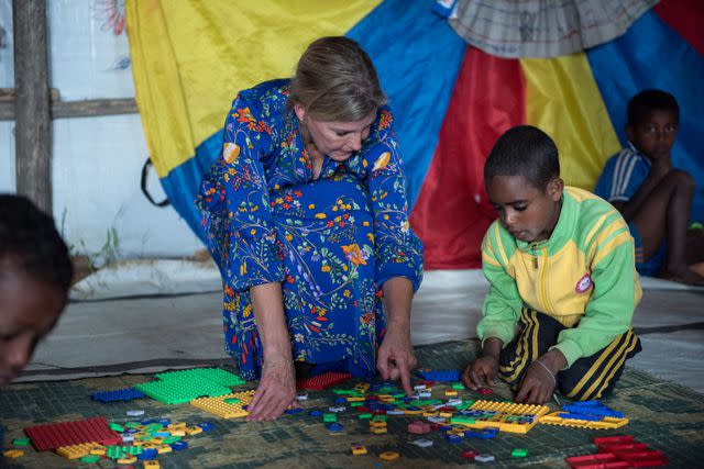 <p>UNICEF Ethiopia 2023 Demissew Bizuwerk</p> Sophie The Duchess of Edinburgh at Sabacare Camp 5, Tigray, Ethiopia