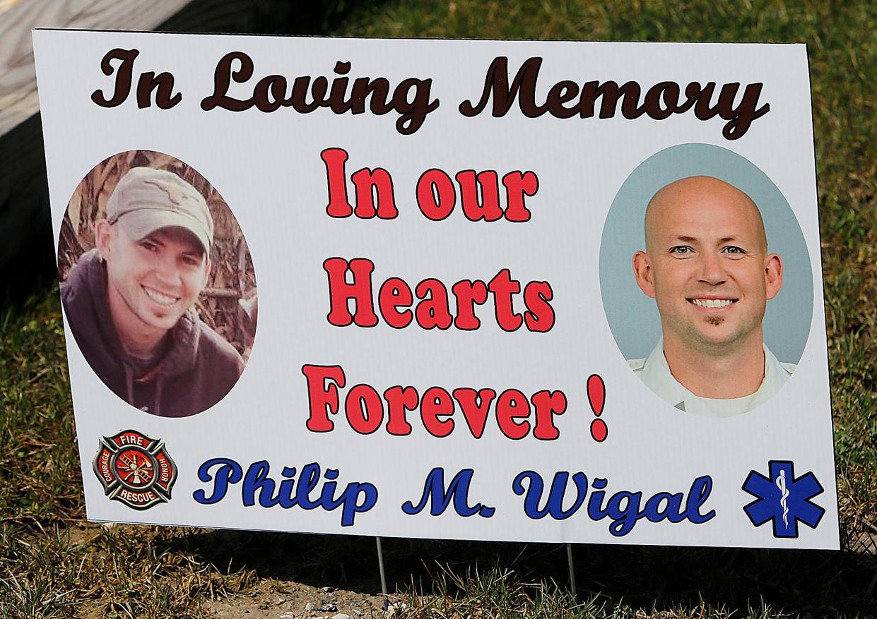 Lt. Philip Wigal of the Town & Country Fire District was killed at a crash scene along Interstate 71 on April 4, 2022.