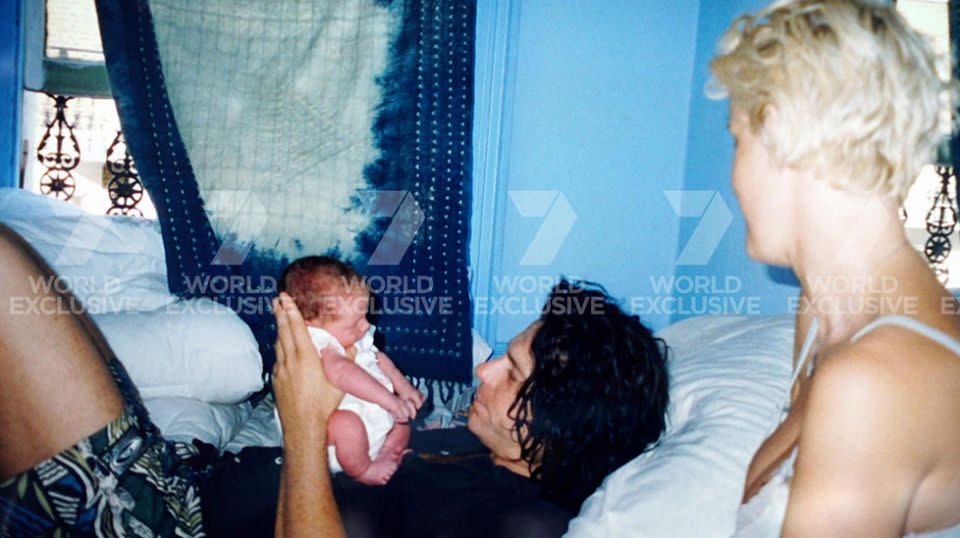 The two part documentary reveals never before seen photographs of the mega rockstar and his daughter Tiger Lily. Source: Seven