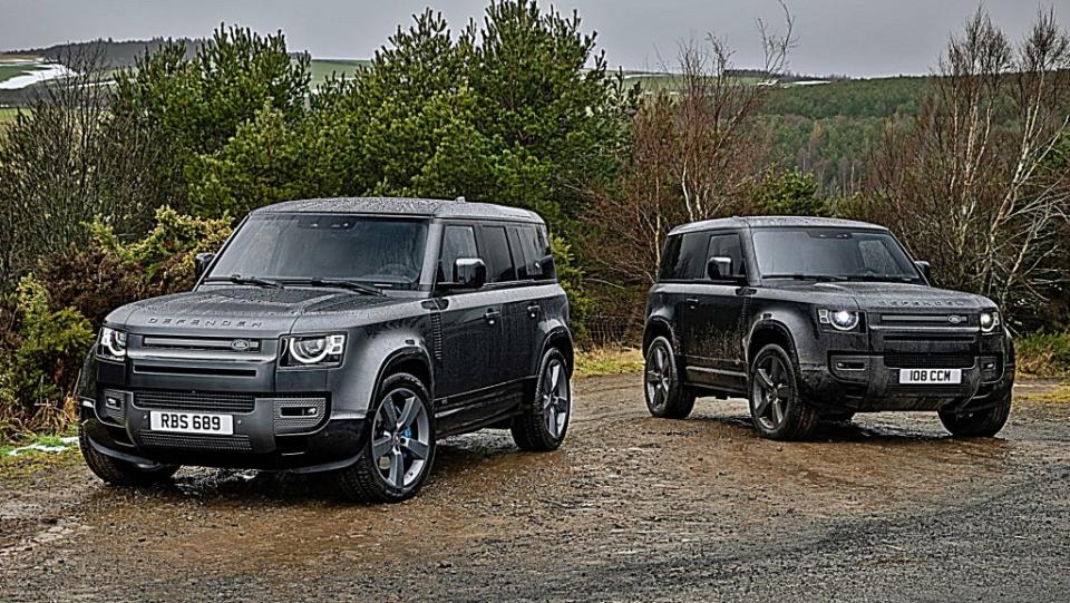 LAND ROVER推出Defender V8車型，最大馬力518匹、時速0到100加速