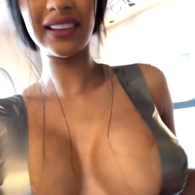 Cardi B Duct Tapes Her Breasts to Give Them a Lift After Giving Birth:  'Kulture Did Me Filthy!