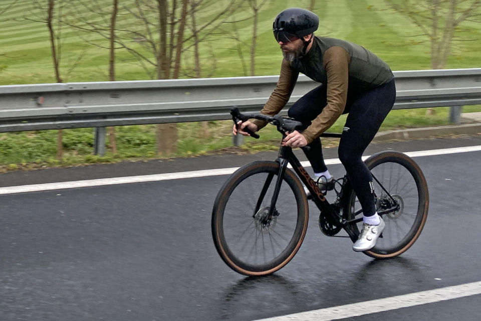 POC Procen Air aero road race helmet Review, wet riding