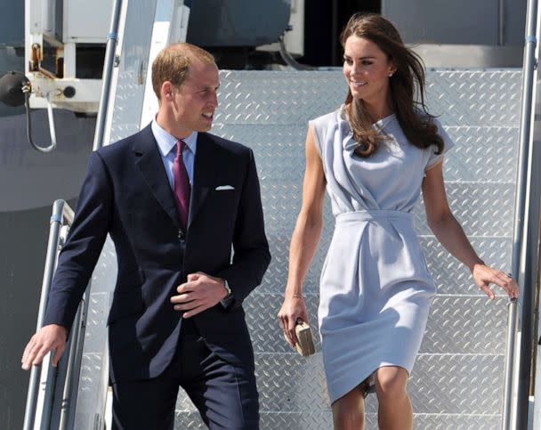 PHOTO: In this July 8, 2011, file photo, Prince William, Duke of Cambridge and Catherine, Duchess of Cambridge are arrive at LAX Airport in Los Angeles. (John Shearer/WireImage via Getty Images)