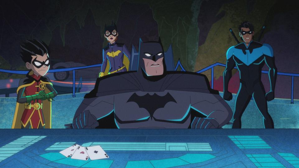 Batman is a sad boy on season three of Harley Quinn