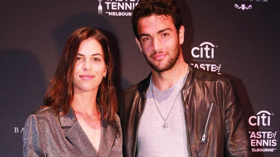 Ajla Tomljanovic and Matteo Berrettini attend the Citi Taste of Tennis event. (Photo by Wayne Taylor/Getty Images for Citi) 