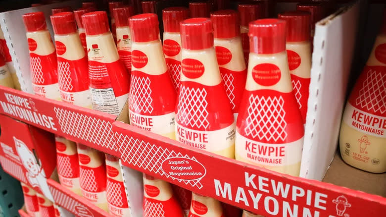 shelves Kewpie mayonnaise 