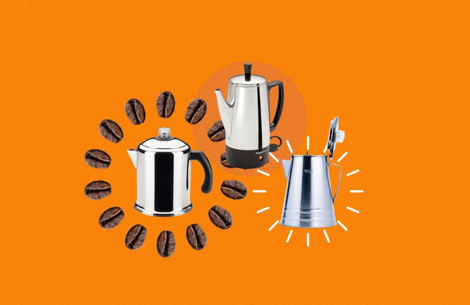 A Coffee Percolator Is Great For Using On The Stovetop Or Over The Campfire